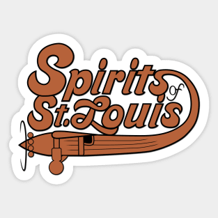 Iconic Spirits of St. Louis Baseball Sticker